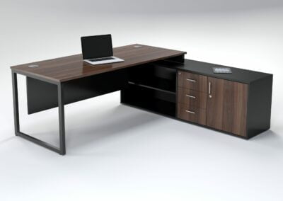 Titan 1900 Desk With Side Cabinet