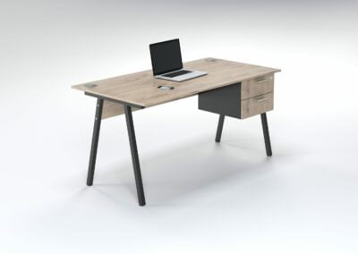 Ava 1500 Desk With 2 Drawers