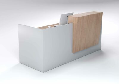Waterfall 1800 Counter With 3 Drawers