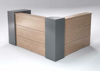 Salon 1900 X 1900mm L Shape Counter With Storage