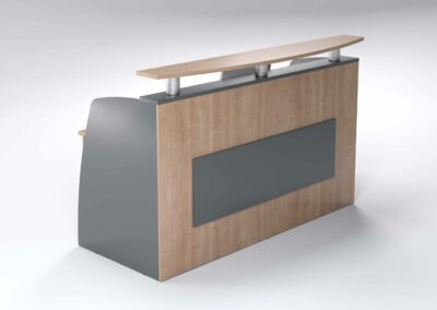 Discovery 1800 Straight Counter With 2 Drawers