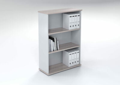 3 Tier Bookcase Open