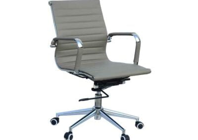 Eames Mid Back With Swivel & Tilt Mechanism – Grey