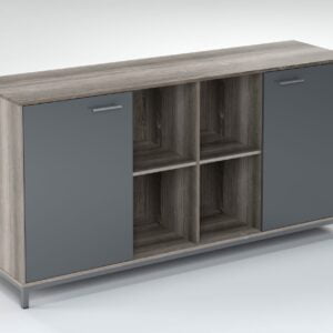 Metro 1800 2 Door Open Storage Cabinet