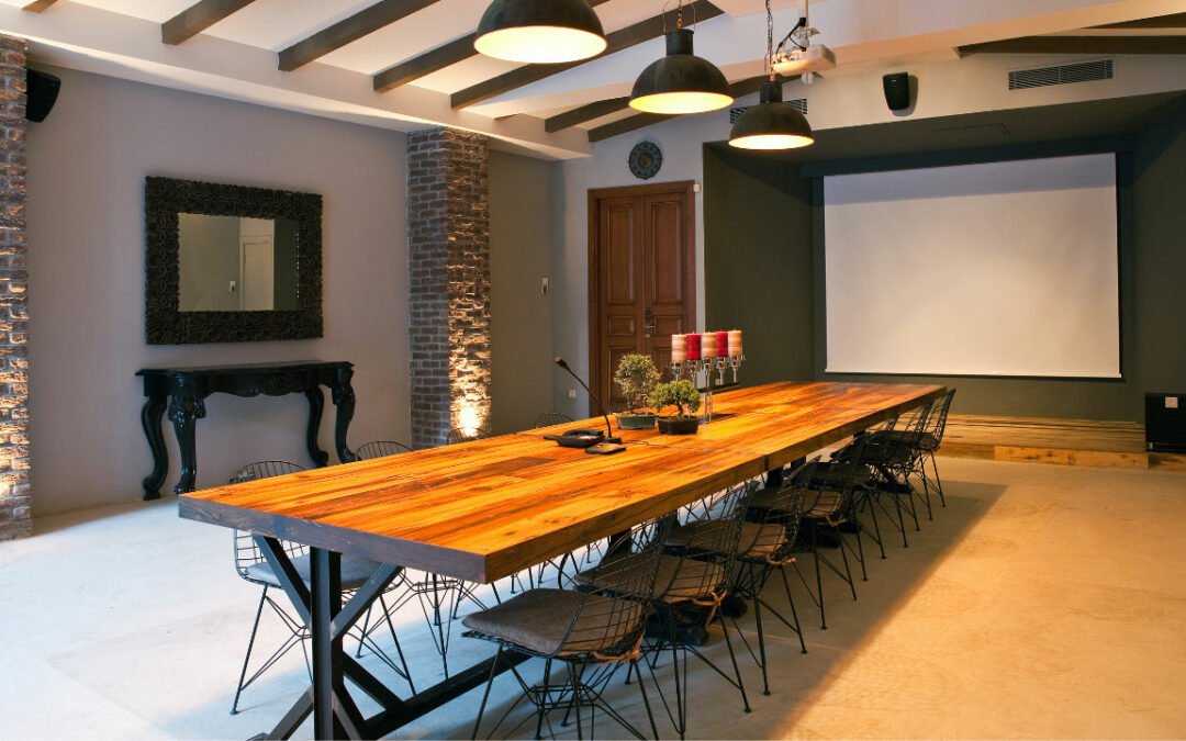 What is the difference between a boardroom and a conference room?